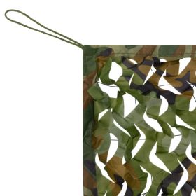 vidaXL Camouflage Net with Storage Bag 1.5x3 m