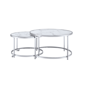 Rayne - Nesting Cocktail Tables - White