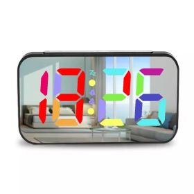 LED Mirror Large Display Table Clock, Suitable For Bedroom, Home, Living Room, Office