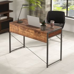 2-Drawer Home Office Desk with Steel Frame