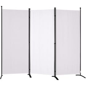 VEVOR Room Divider, 6.1 ft Room Dividers and Folding Privacy Screens (3-panel), Fabric Partition Room Dividers for Office, Bedroom, Dining Room, Study