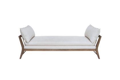 Daybed w/ Leather Strap Detail