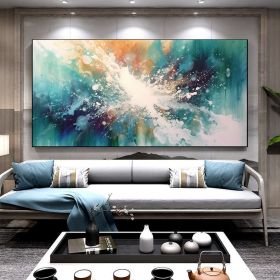 Hand Painted Oil Painting Large Acrylic Oil Painting On Canvas Abstract Painting Canvas Original abstract canvas wall art contemporary Painting For Li (style: 01, size: 150X220cm)