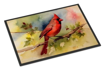 Cardinal Doormat Front Door Mat Indoor Outdoor Rugs for Entryway, Non Slip Washable Low Pile, 24H X 36W (Default: Default)