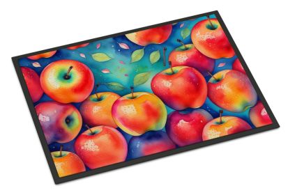 Colorful Apples Doormat Front Door Mat Indoor Outdoor Rugs for Entryway, Non Slip Washable Low Pile, 24H X 36W (Default: Default)